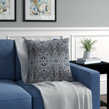 Small blue throw discount pillows